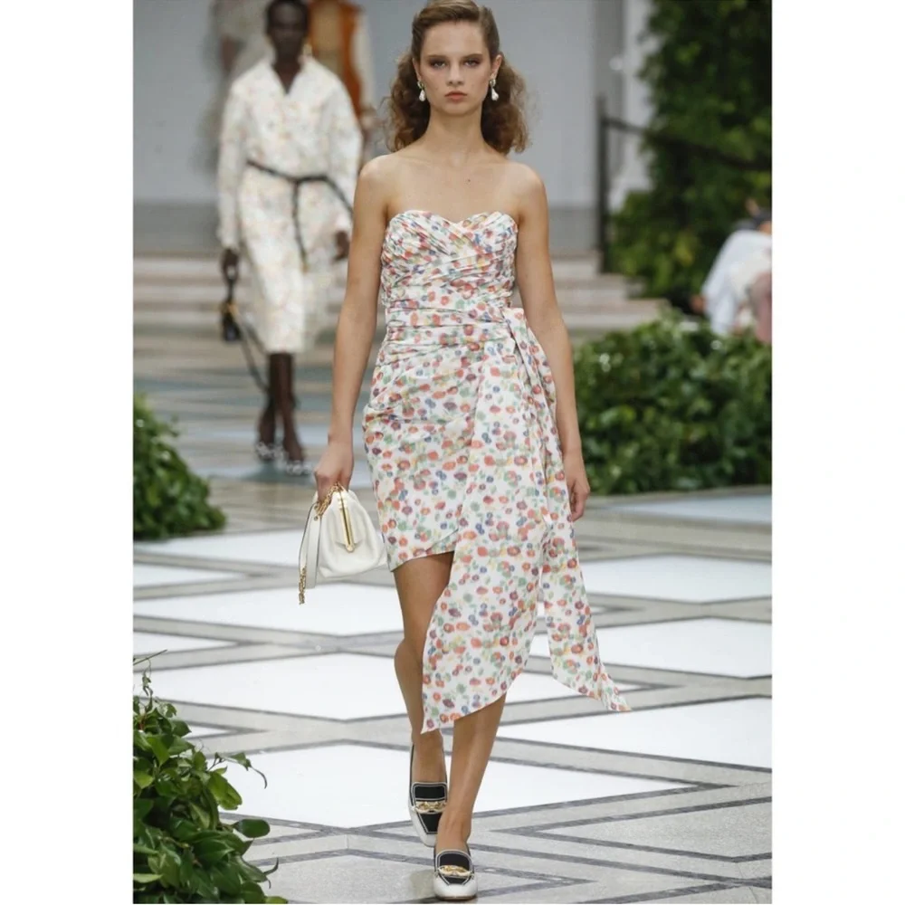 NWT Tory Burch TAFFETA MINI PARTY DRESS Sz 0